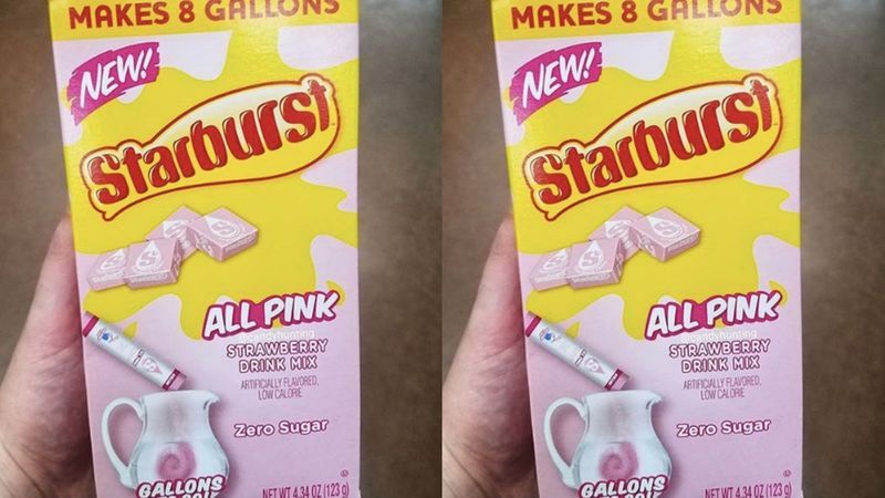 Pink Candy-Flavored Beverage Mixes