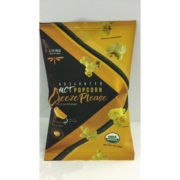 MCT-Infused Popcorn Snacks