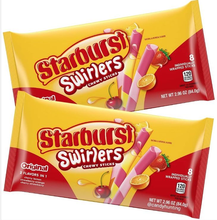 Dual-Flavored Candy Sticks