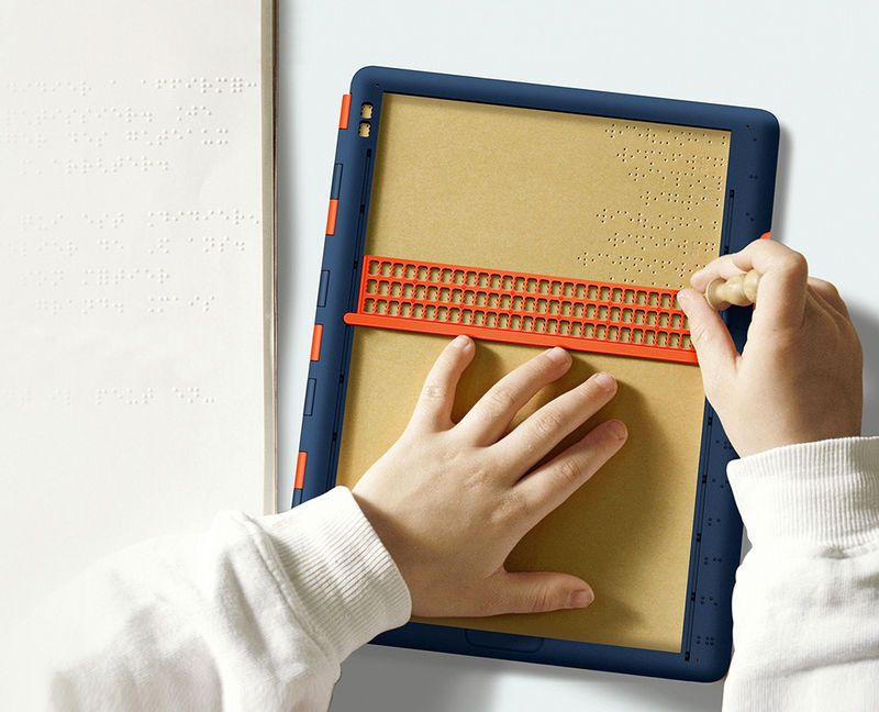 Intuitive Braille Writing Tablets
