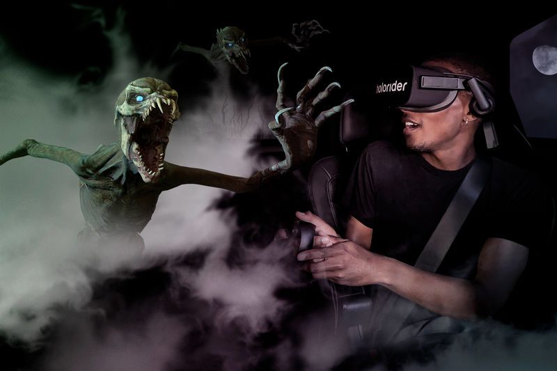 Haunted In-Car VR Entertainment