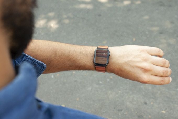 Wood-Topped Wearable Bands