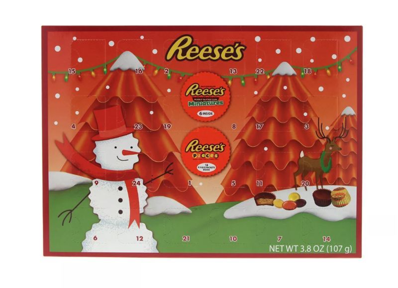 Peanut Candy Advent Calendars Reese's Pieces Advent Calendar