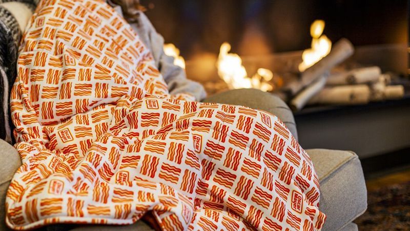 Bacon-Branded Weighted Blankets