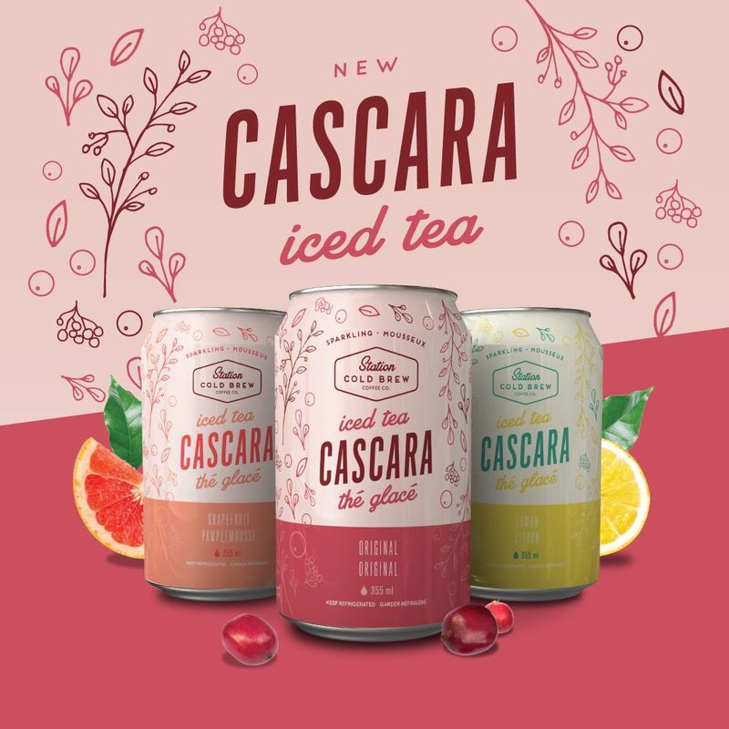 Energizing Cascara Iced Teas