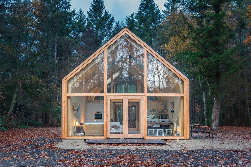 Eco-Friendly Wood-Clad Cabins