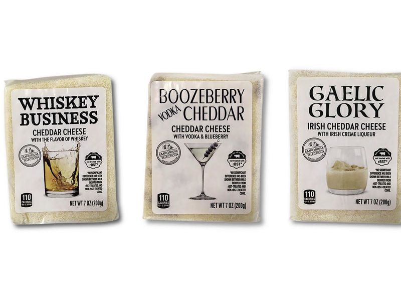 Alcohol-Flavored Cheeses