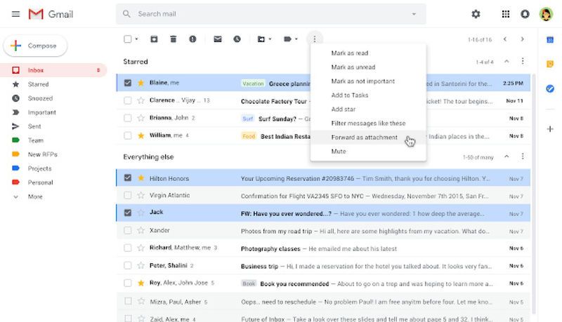 Streamlined Email Sharing Features