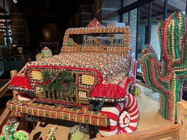 Life-Size Gingerbread Cars