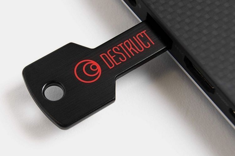 Data-Destroying USB Keys