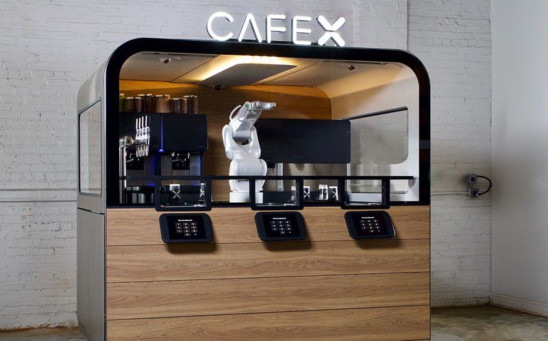 Robot-Powered Airport Cafes