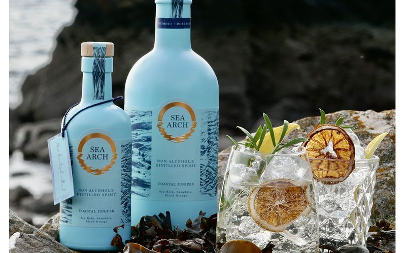 Seaside-Inspired Gin Packaging