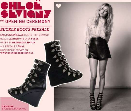 Wedge Buckle Boots