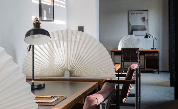 Pleated Fan Privacy Shades