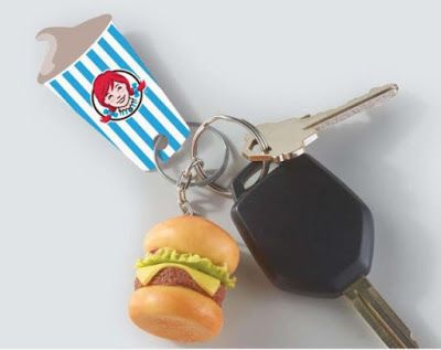 Fast Food-Branded Keychains