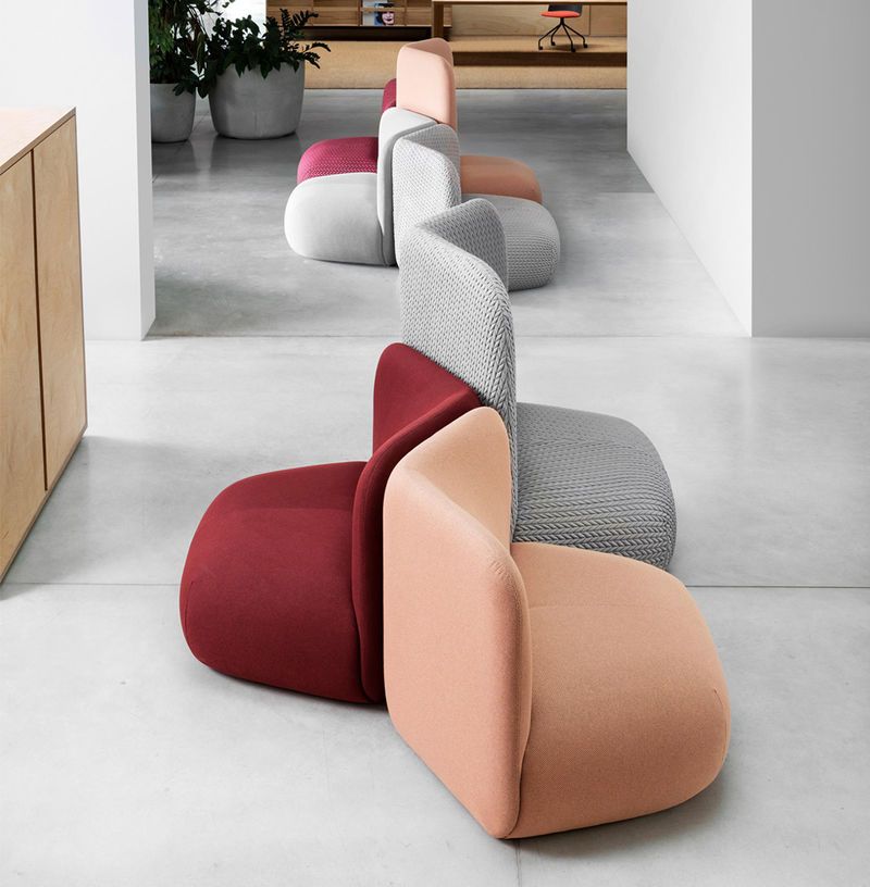 Chunky Communally-Oriented Armchairs