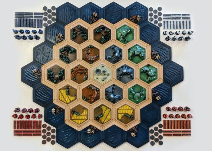 3D-Printed Tabletop Game Boards