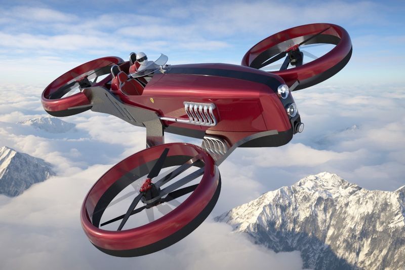 Retrofuturism Racing Drones
