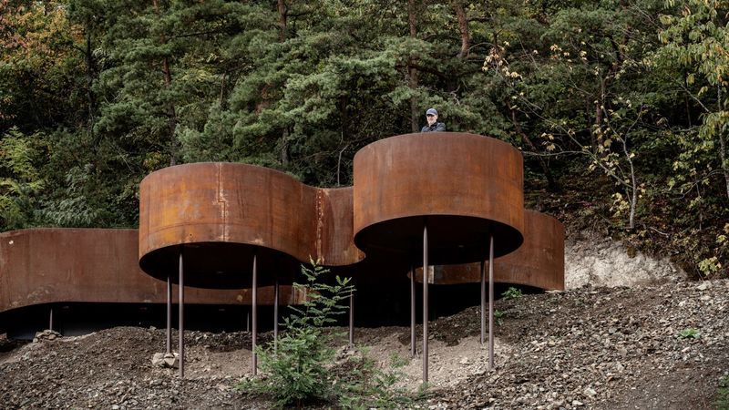 Corten Steel Landscape Accents