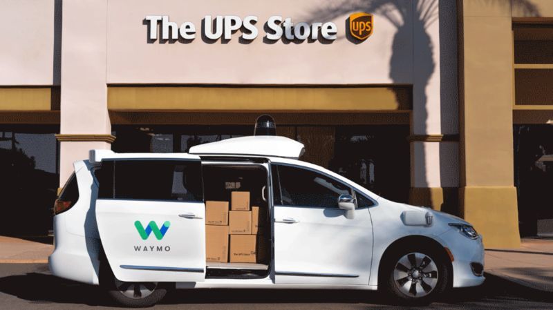 Package Delivering Autonomous Vans