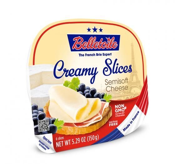 Creamy Premium Pre-Sliced Cheeses