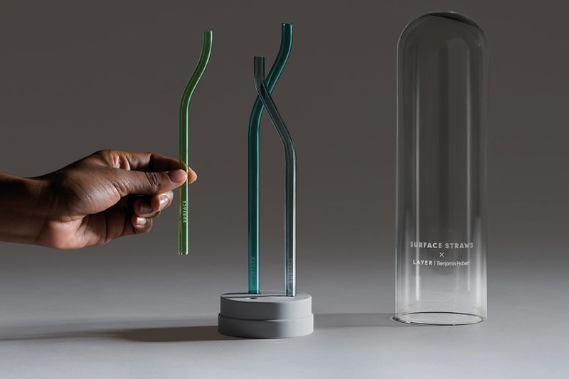 Recycled Glass Drinking Straws