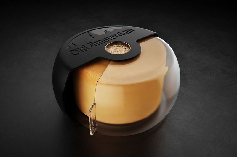 Sliding Cheese Wheel Packaging