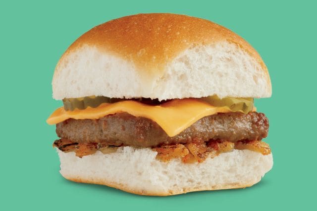 Vegan Cheese-Topped Sliders