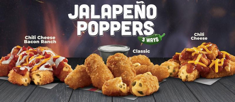 Chili-Filled Jalapeño Poppers