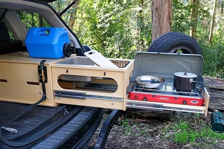 Sliding Trunk Camping Stoves