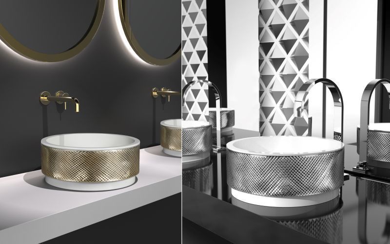 Luxurious Glass-Made Sinks