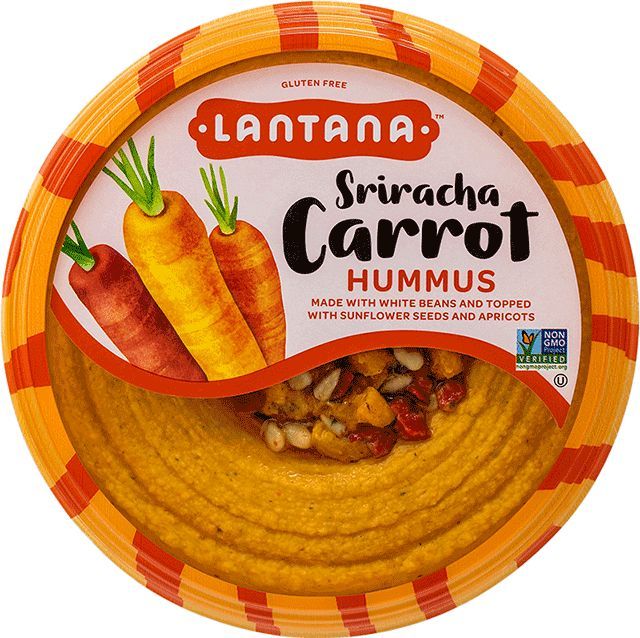 Spicy Carrot Hummus Spreads