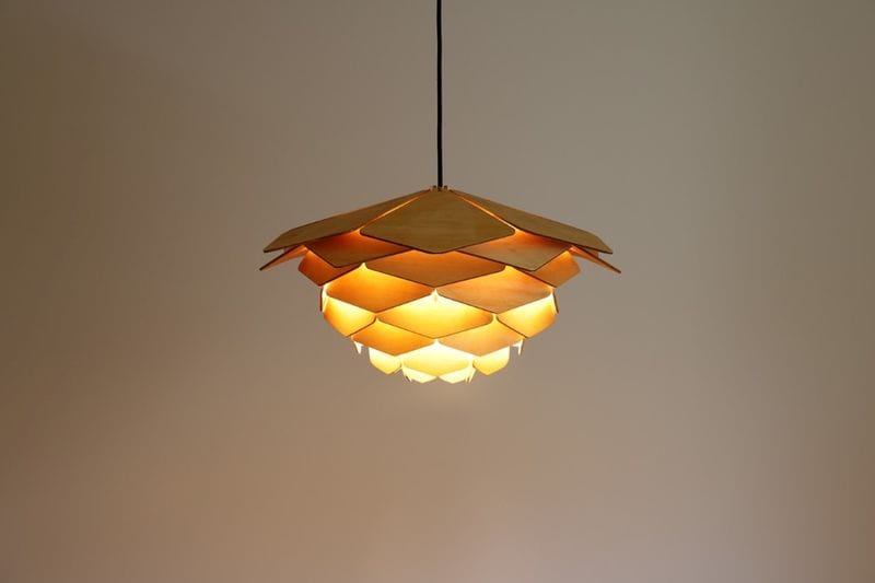 Posh Plywood Panel Chandeliers