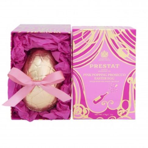 Pink Prosecco Easter Eggs
