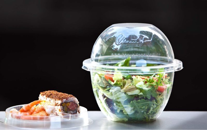 Cocktail Shaker Salad Packaging