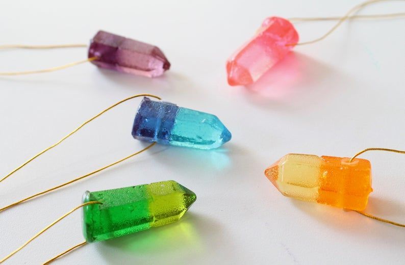 Healing Crystal Candy Jewelry : Edible Cystal
