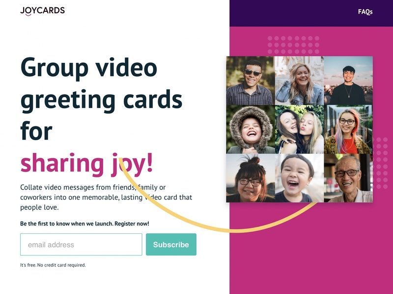 Group Video Greeting Cards