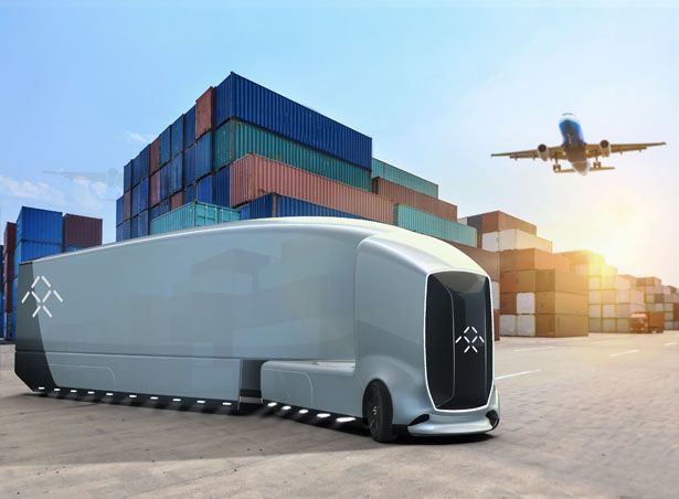 Autonomous Aerodynamic Shipping Trucks