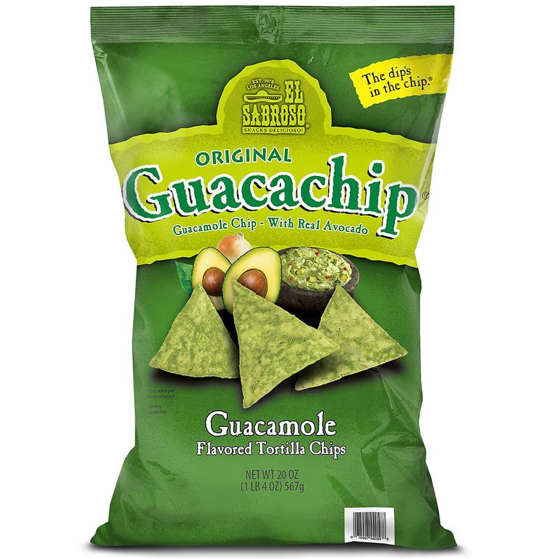 Guacamole-Flavored Tortilla Chips