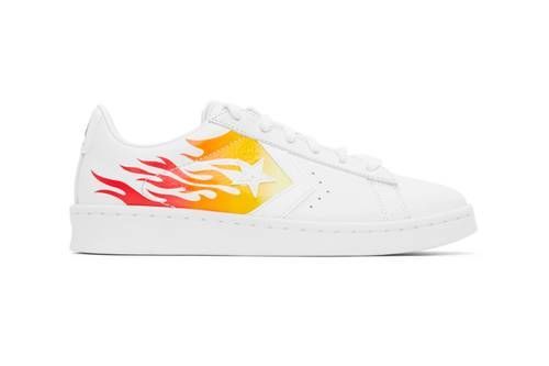 Fire Graphic Gradient Sneakers