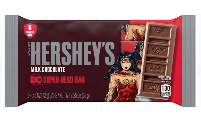 Superhero-Branded Chocolate Bars