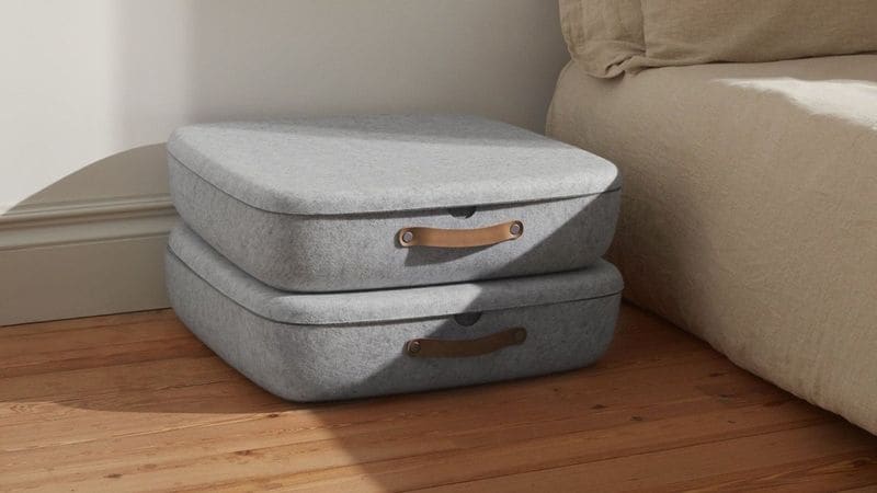 Compressed Felt Storage Bins