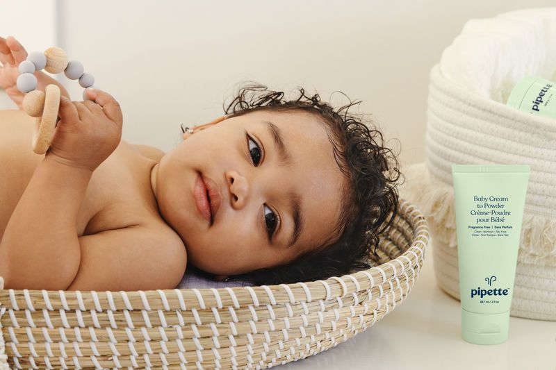 Cream-to-Powder Baby Products