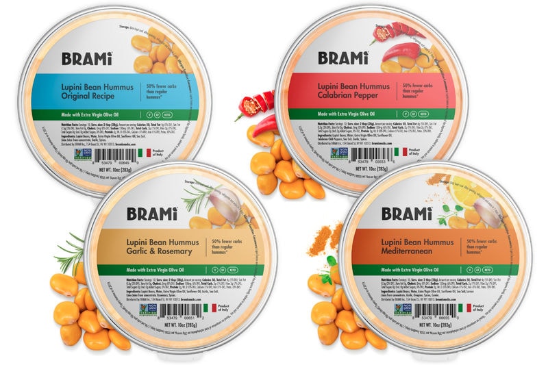 Lupini Bean Hummus Snacks