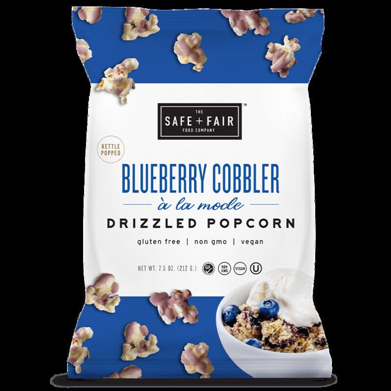 Sweet Blueberry Cobbler Popcorns