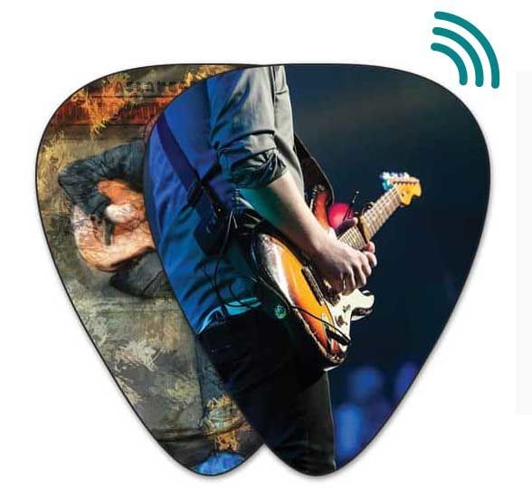 NFC-Enabled Guitar Picks