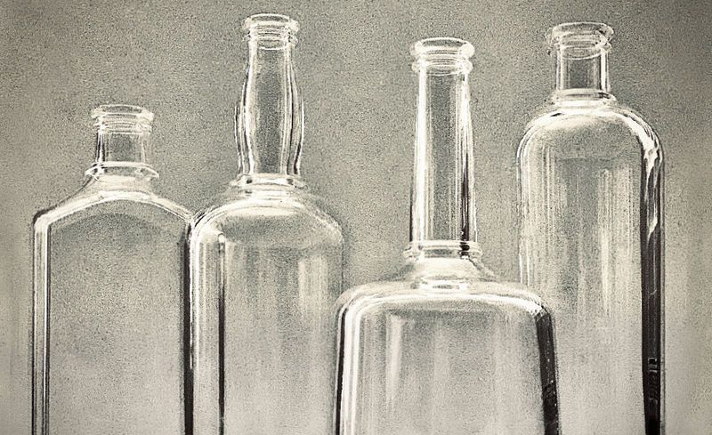 Neo-Vintage Glass Bottles