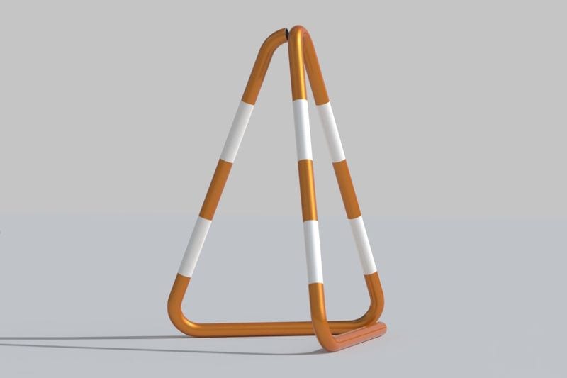 Redesigned Metallic Traffic Cones