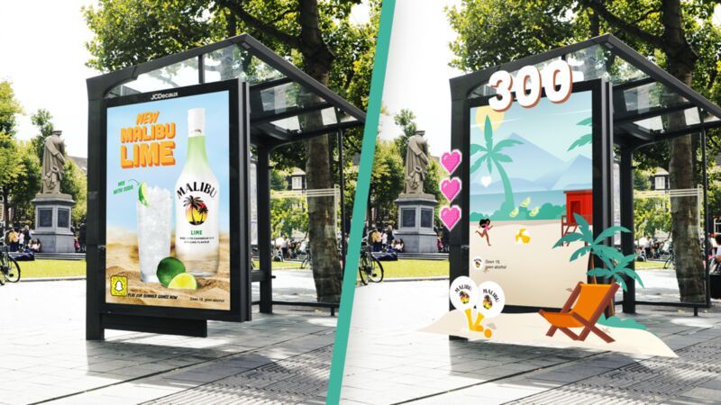 Gamified Bus Stop Billboards