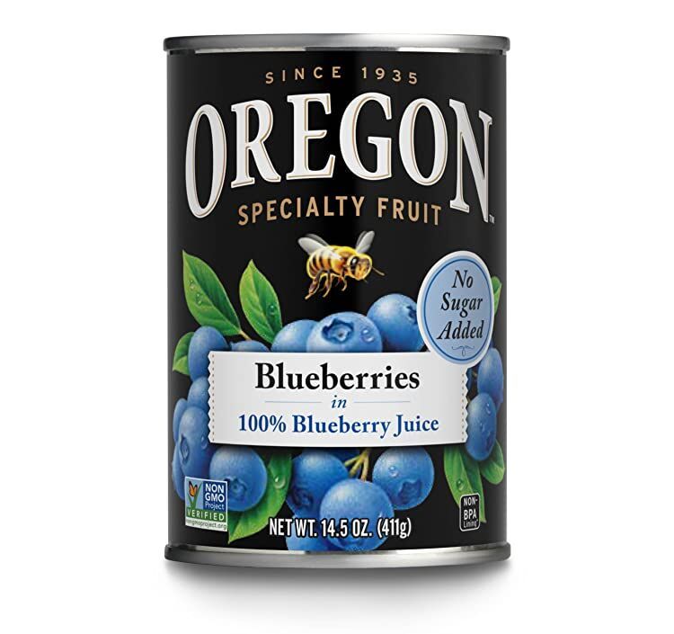 Unsweetened Canned Blueberries
